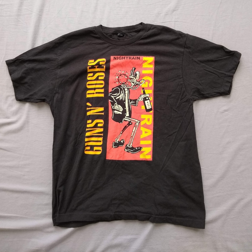 Guns N' Roses Night Train Tee (1987 single)